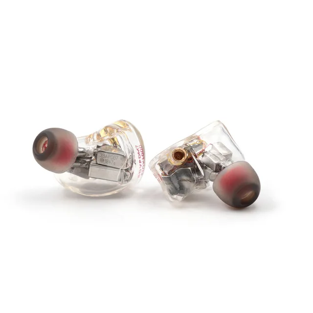 Clear BGVP DM7 6BA IEM наушники в ухо Ноулз сонион 6 сбалансированная арматура HiFi монитор Студия DJ стерео спортивные MP3 наушники MMCX кабель - Цвет: Clear