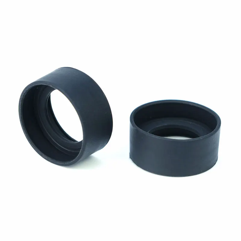 2 шт. резиновые микроскопы защитные очки телескопы чашки для глаз черного цвета