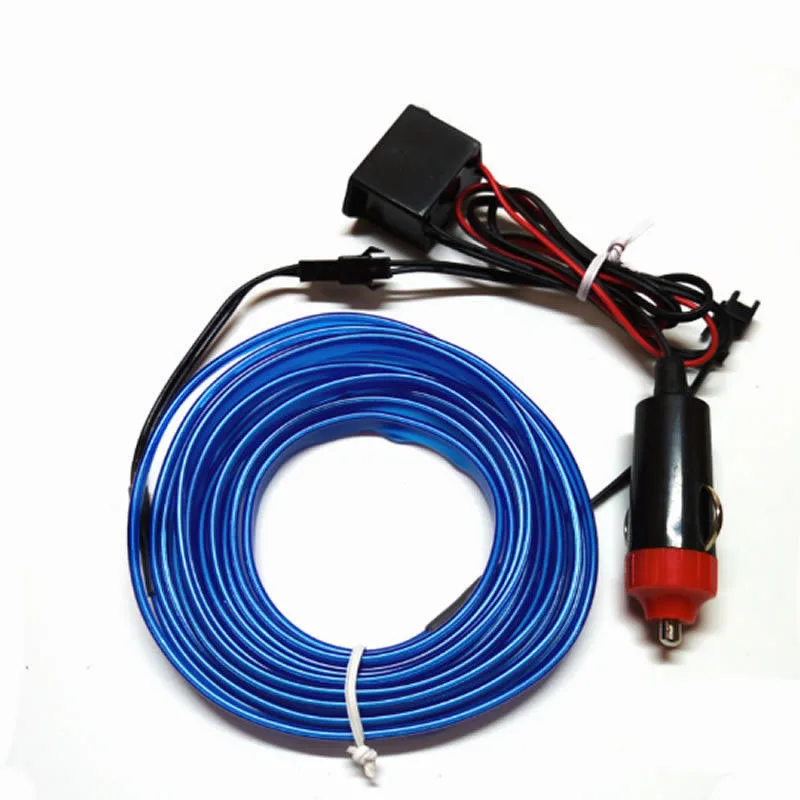 3 метра синий автомобильный Декор 12 В светодиодный салона автомобиля