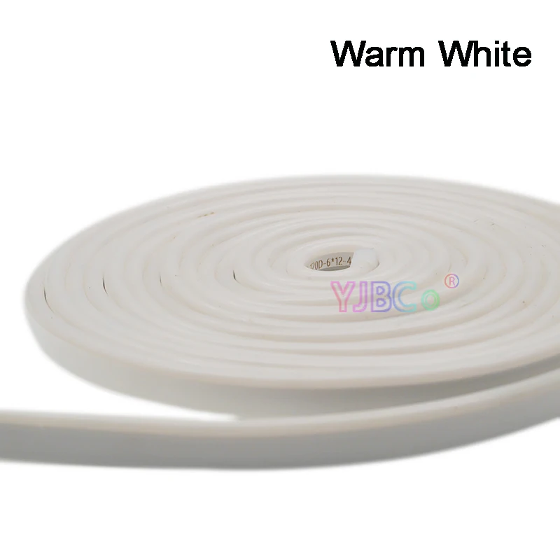 Warm White 5 м DC12V 120 светодиодов/м Светодиодная лента неоновая лента SMD 2835 Мягкая Веревка бар свет трубка из силиконовой резины открытый гибкий водонепроницаемый свет - Испускаемый цвет: Warm White