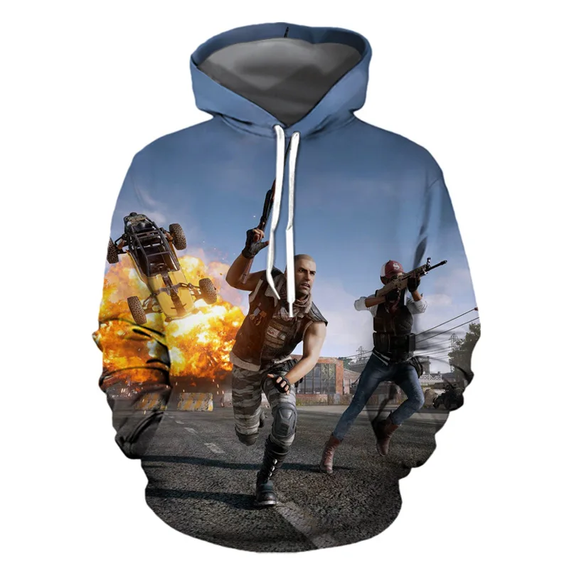 PUBG мужской и wo мужской костюм игры PUBG толстовки Косплей осень европейский и американский PUBG 3D печать куртка свитер с капюшоном