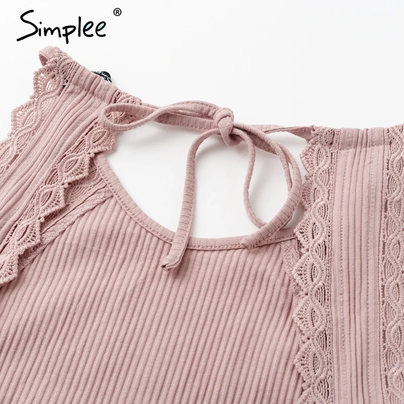 Женское кружевное боди Simplee с открытой спиной 2019 женские комбинезоны облегающий