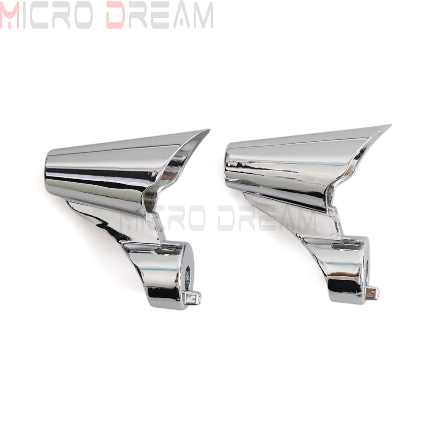 Хромированный Кронштейн поворотного сигнала для мотоцикла 2 шт. комплект Harley