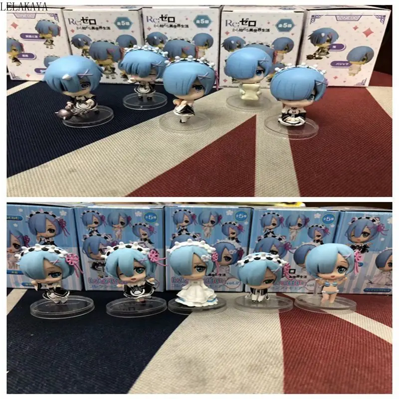 5 шт. японская аниме жизнь в другом мире от нуля Рам Рем горничная одежда Ver.