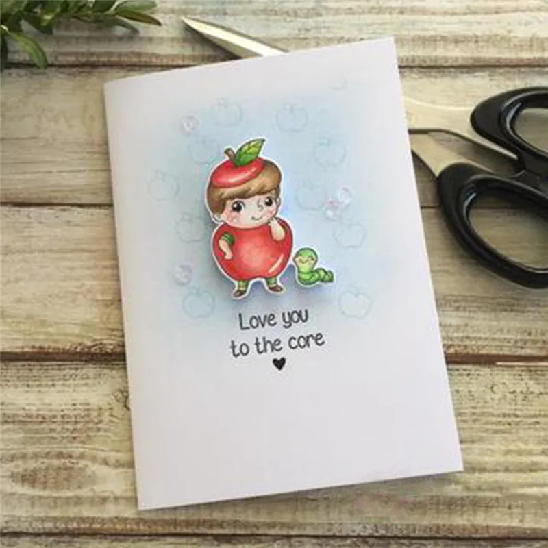 DiyArts прозрачные штампы и для девочек скрапбукинга штампованный Металл