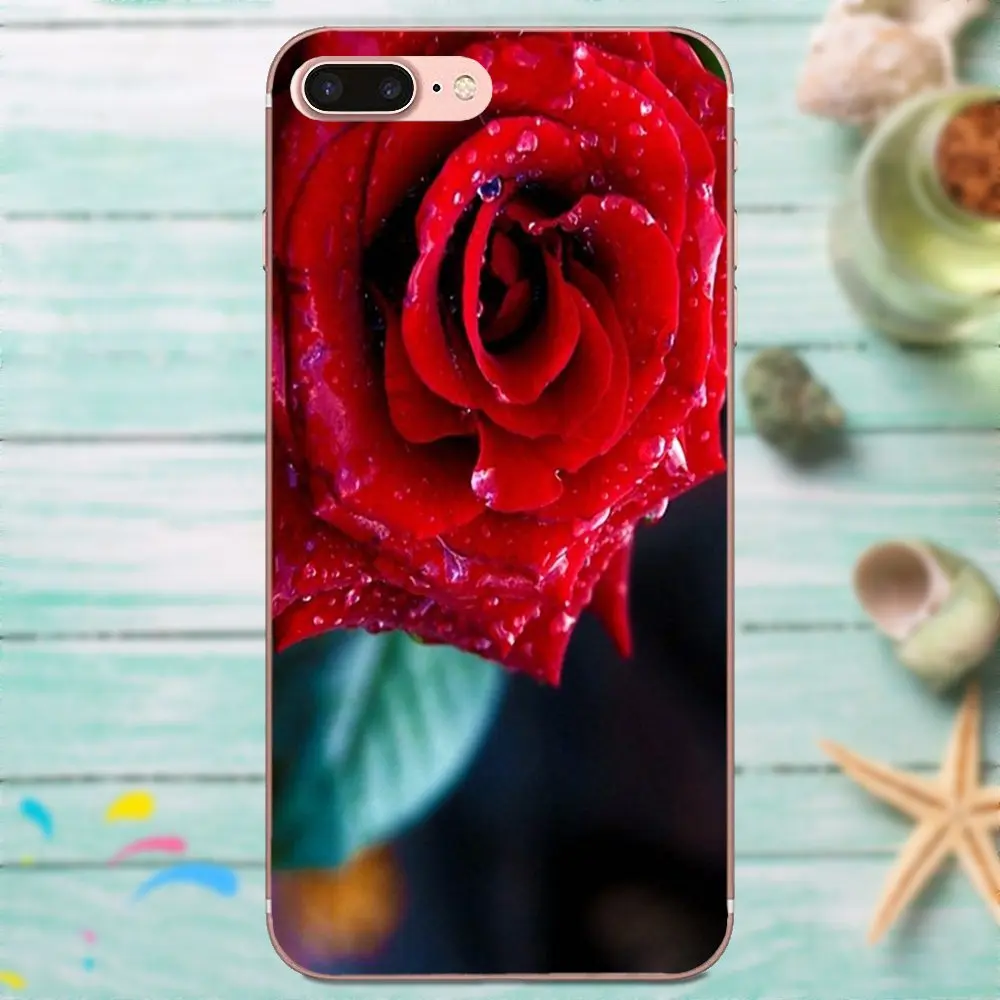 Красная роза для LG Nexus 5 5X G2 G3 mini spirit G4 G5 G6 K4 K7 K8 K10 2017 V10 V20 V30 Stylus Soft Custom