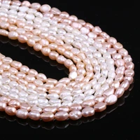 natural pearls freshwater cultured loose beads for jewelry making diy bracelet necklace earrings strand 13 inches