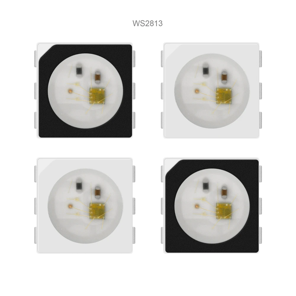 10 шт. 100 WS2813 Pixel светодиодный SMD SK9822 (аналогичный APA102) RGB чип индивидуально