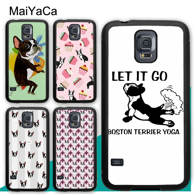 Чехол с забавной собакой Boston Terrier для Samsung S21 Ultra S20 FE S10 Plus Note 10 20 A50 A70 A21S A51 A71 A72 A12 A32 A52