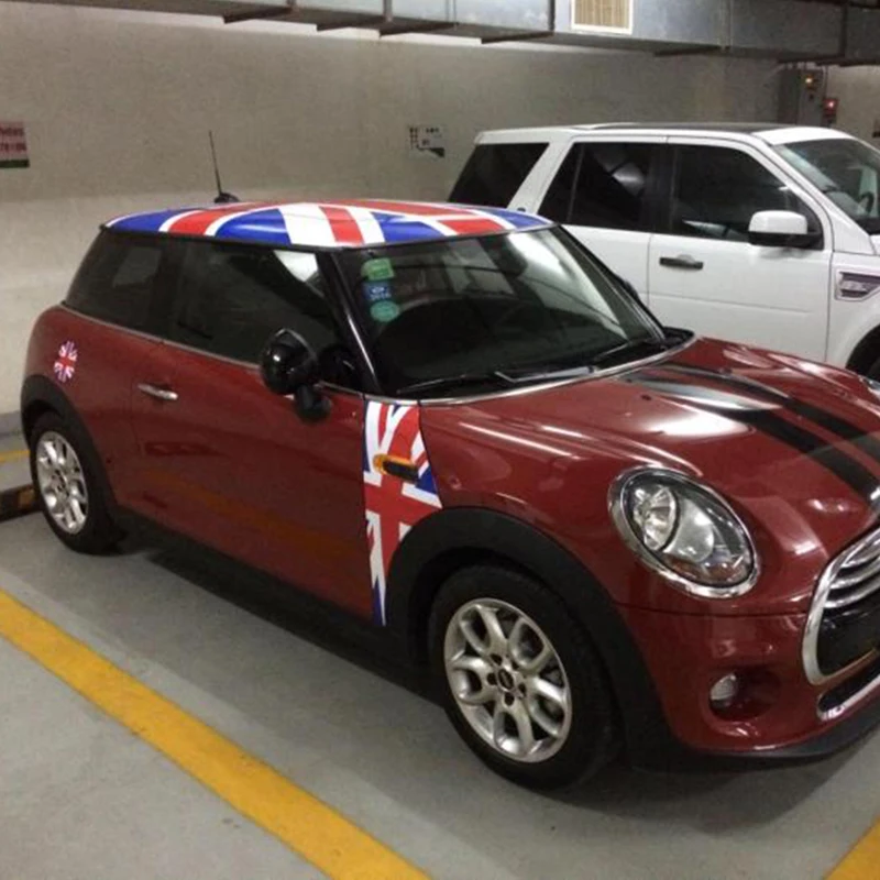 Двухсторонняя наклейка на крыло автомобиля Юнион Джек украшение для Mini Cooper F55 F56