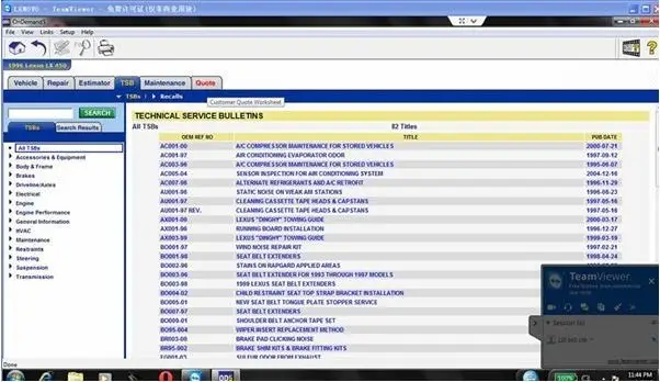Alldata 10,53 Mitchell ondemand ATSG хорошо установлен на ноутбуке toughbook cf 30 cf30 с 1 ТБ HDD для диагностики авто ремонта
