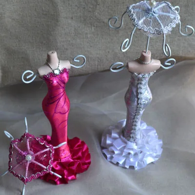 Небольшой манекен для кукол вешалка ожерелий серег колец органайзер ювелирных