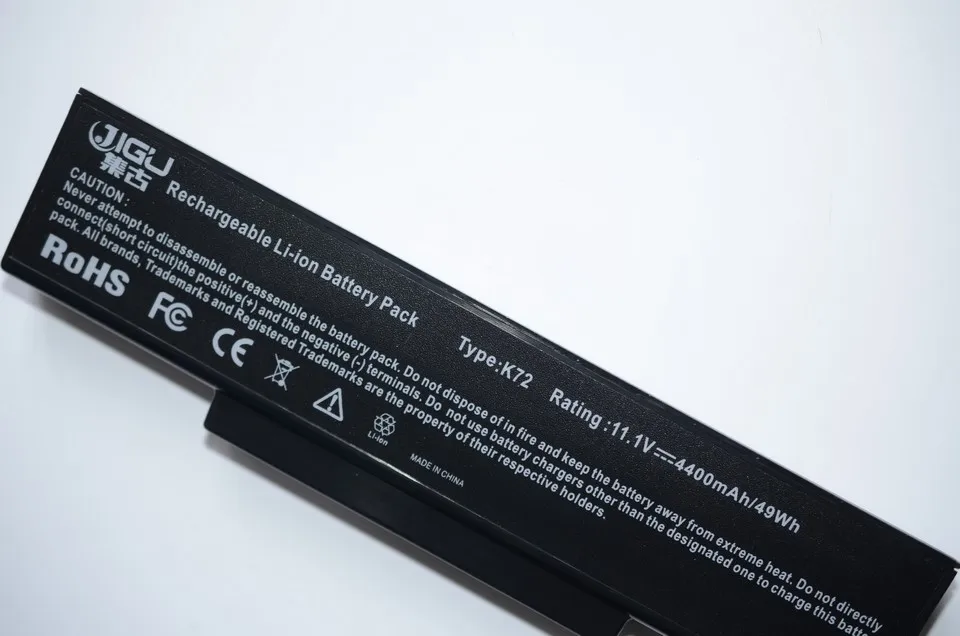 JIGU Аккумулятор для ноутбука ASUS A32-N71 A32-K72 K72 K72F K72D K72DR K73 K73SV K73S K73E N73SV 6 ячеек
