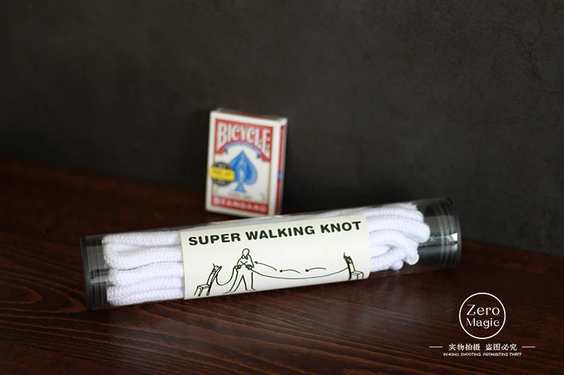 Супер ходячий узел-белые Волшебные трюки Волшебная сценическая Иллюзия Забавный