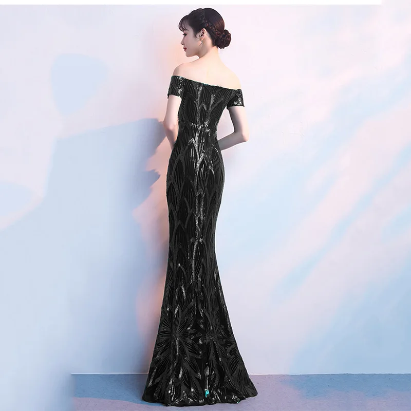 Женское Клубное платье с блестками зелеными листьями вырезом лодочкой открытыми