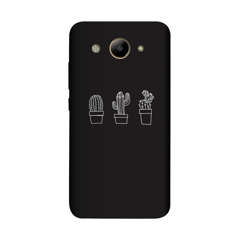 As picture showing Мягкий чехол PENSEN из ТПУ 5,0 дюйма для huawei Y3, чехол, матовый чехол с рисунком для huawei Y5 lite, чехол для телефона s, чехол с котом - Цвет: As picture showing
