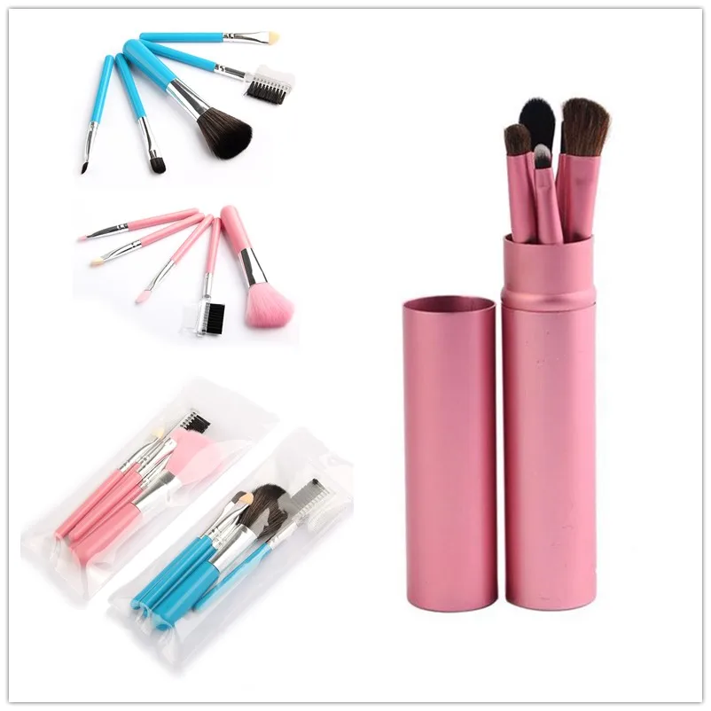 5 шт. жизни кисти для макияжа Набор теней бровей Lipbrush подводка глаз порошок