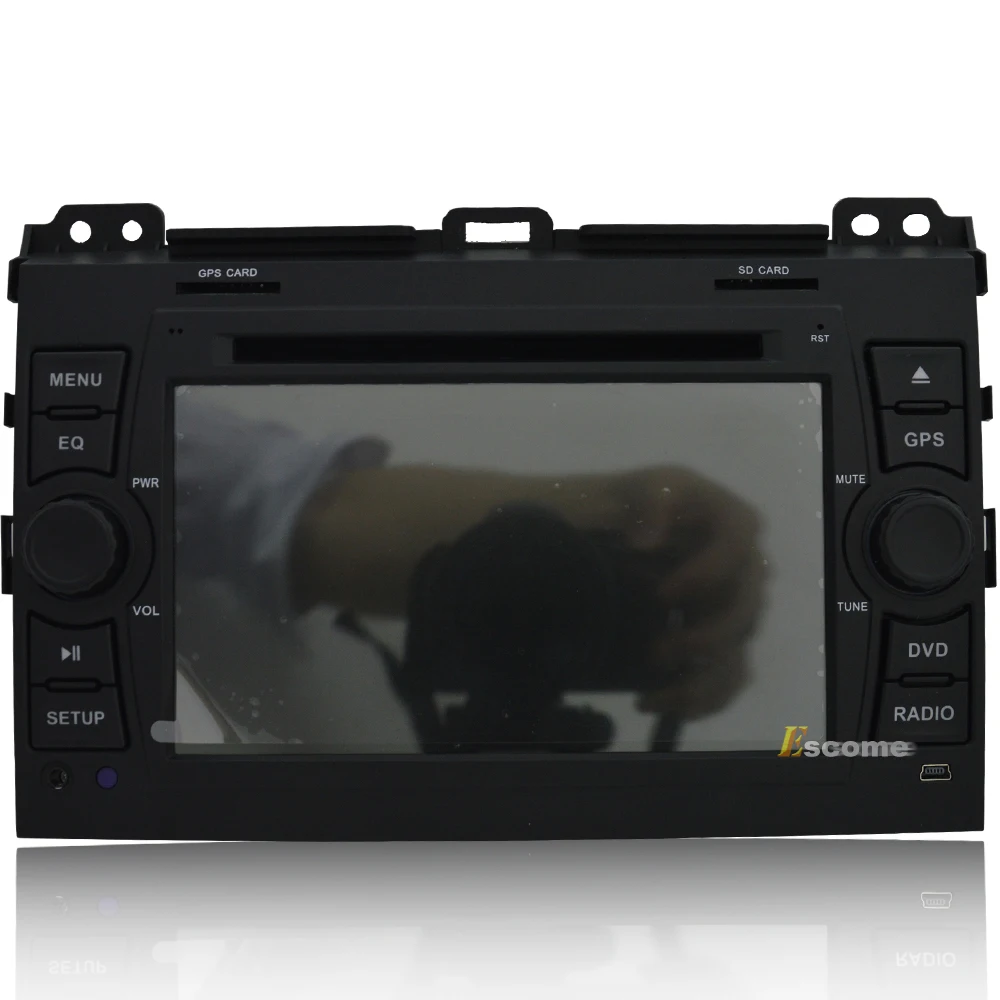 Автомобильный DVD-плеер Octa Core 2 Din Android 6 01 с радио Bluetooth GPS для Toyota Prado 120 2003 2004 2005 2006 2007