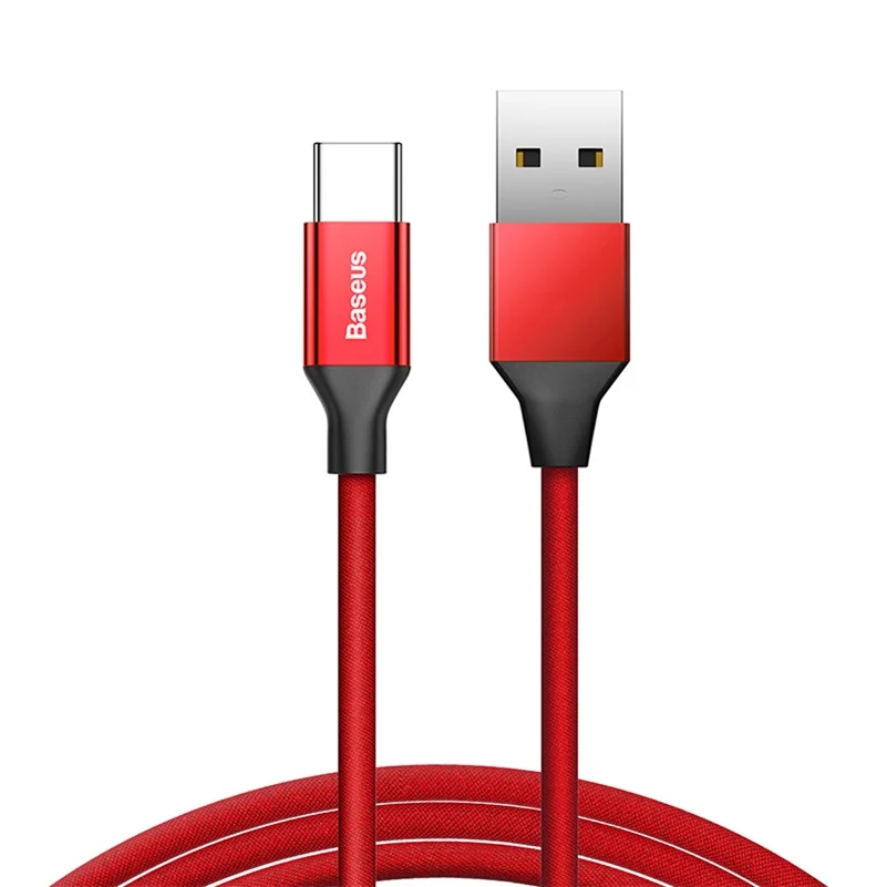 1.2m Red Usb-с кабель для быстрой зарядки для samsung galaxy s9 плюс xiaomi huawei P20 sony кабель для зарядки USB c 5 м 3A Android phone tablet - Тип штекера: 1.2m Red