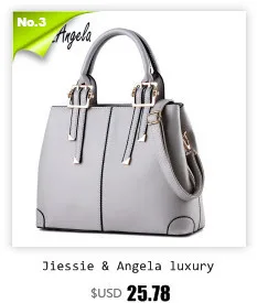 Jiessie&Angela New Famous Brand Women Bag Leather Fashion Lady's Tote Bag Tassel Handbag For Girls Vintage Shoulder Purse