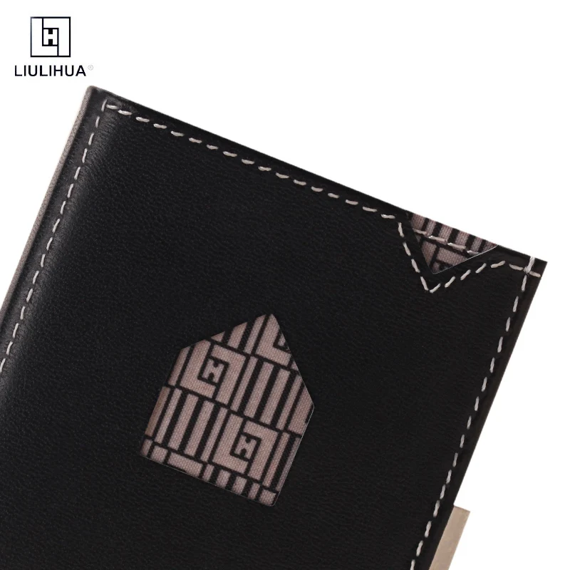 LIULIHUA кожаный Роскошный кошелек ручной работы LLH мини держатель для карт мужской
