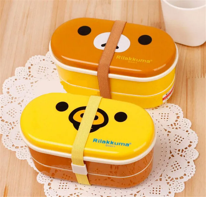 

20Sets Lunch Bear Bird Heat Preservation Cute thermal Box bento fiambrera