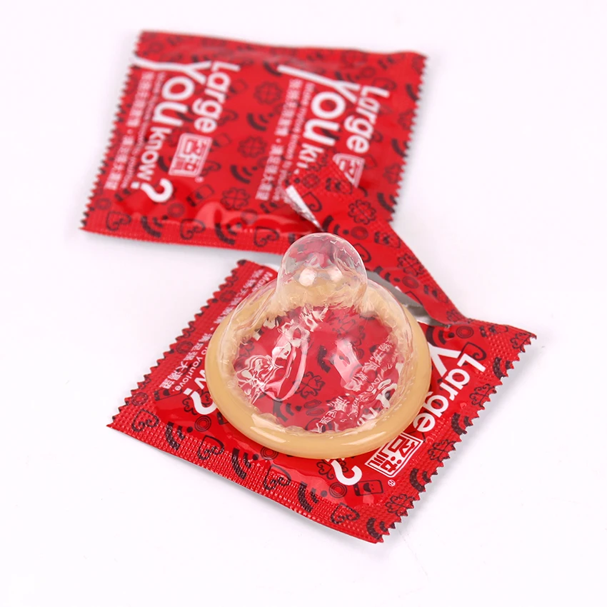 50 шт 55 мм большой размер CondomsSmooth смазанные натуральные латексные презервативы