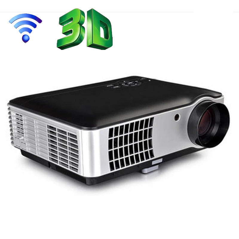 ПРИВЕЛО Wifi 3500 Люмен LCD Full Hd Проектор Беспроводной Кинотеатр для Hdmi USB VGA Тв Порт