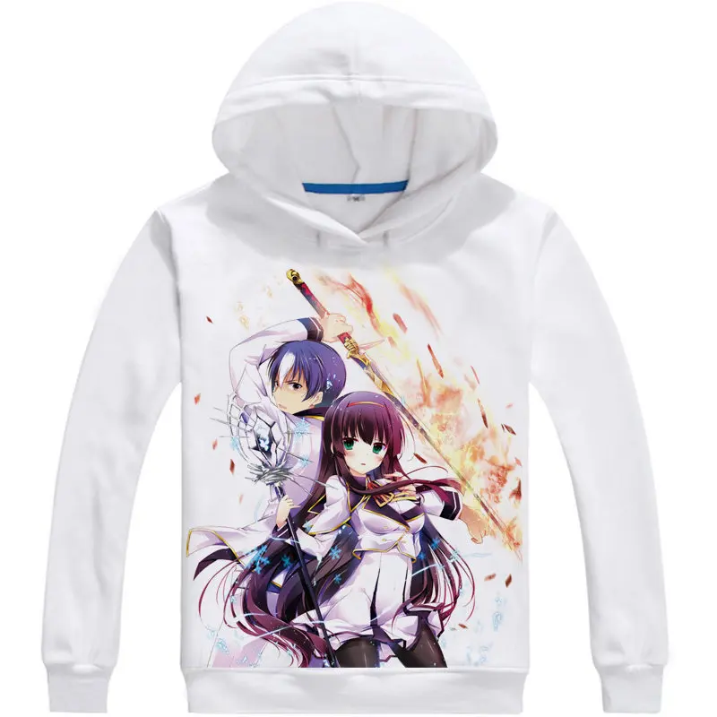 Seiken Tsukai no World Break Толстовка аниме Moroha Haimura Shizuno urushiбара косплей белые толстовки