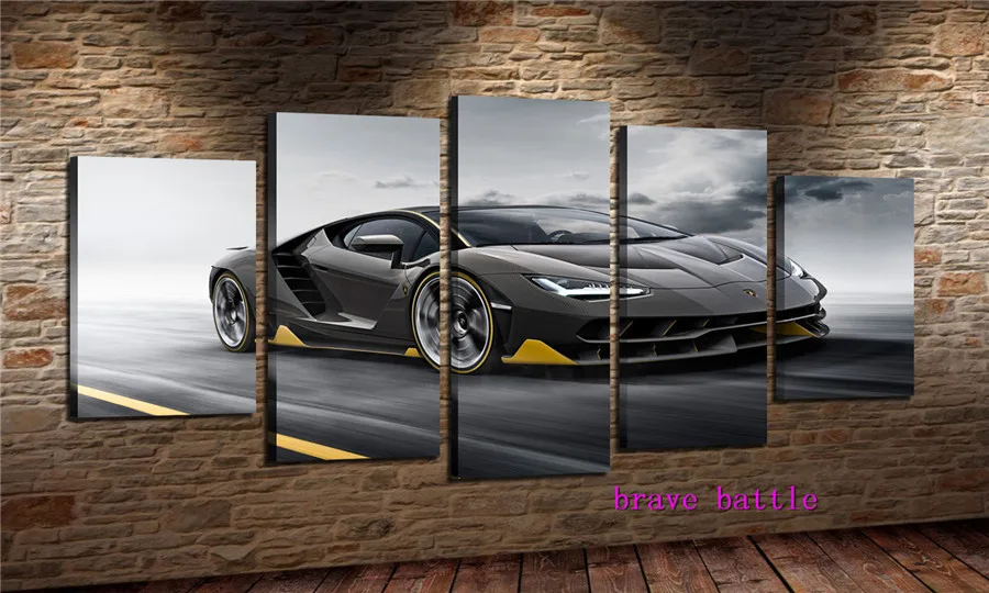 Lamborghini Centenario Canvas Painting Living Room Home Decor Modern Mural Art Oil | Дом и сад