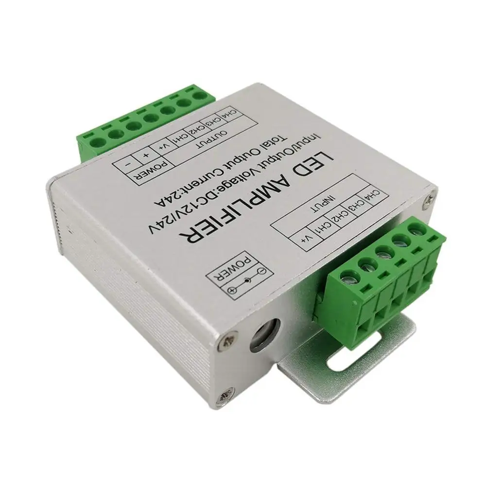 Усилитель светодиод RGB/RGBW 3CH/4CH DC12-24V 24A Мощность повторителя консоли контроллер