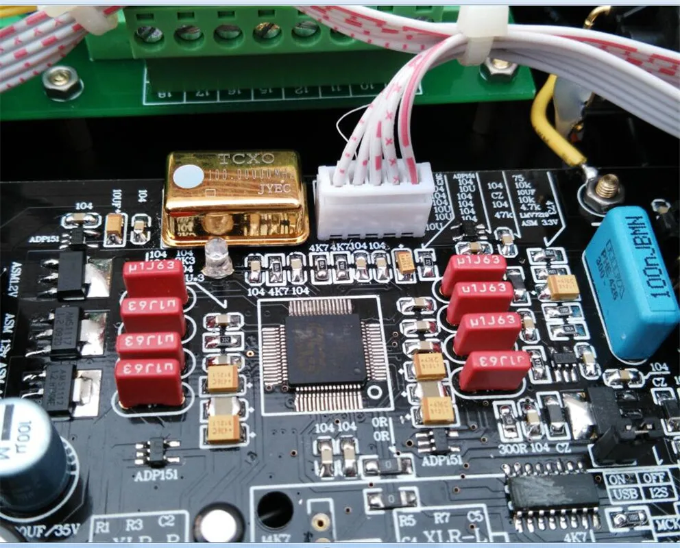 ACCALIA ES9038PRO готовая плата Вход: коаксиальный, оптический, USB выход: RCA, XLR