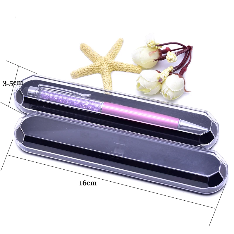 CCCAGYA E004 acrylic Pencil Cases &amp pen box size16cm*3.5cm*2cm Learn office school stationery hotel business Jewelry gift | Канцтовары