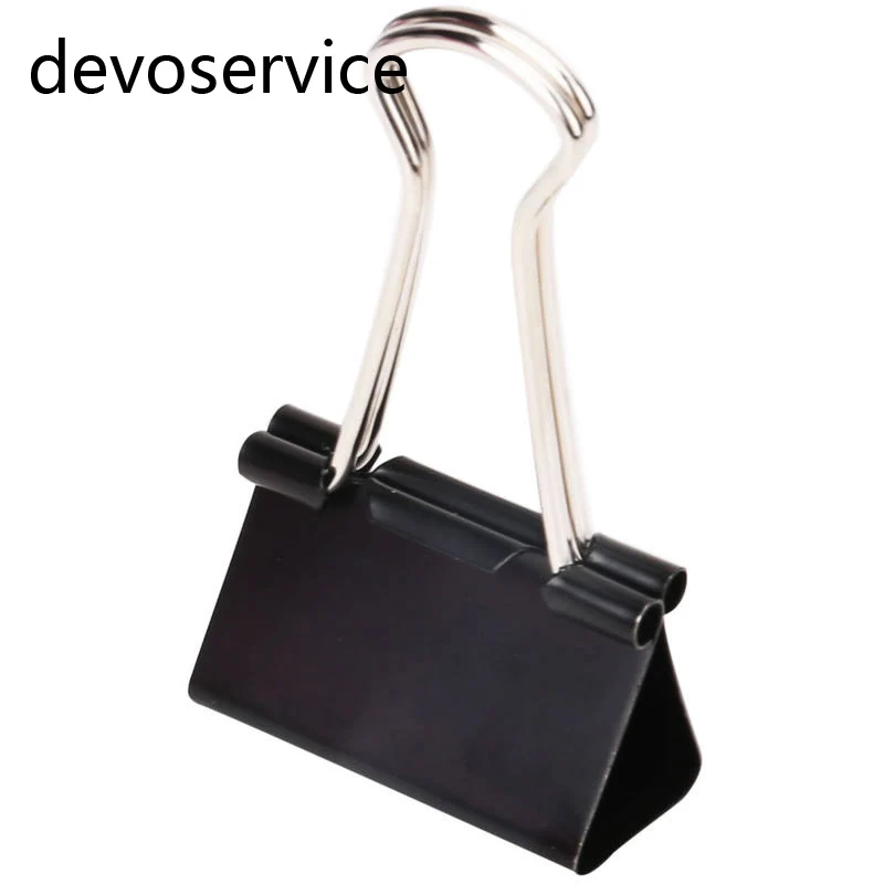 Металлические зажимы для бумаги школьные принадлежности канцелярские товары
