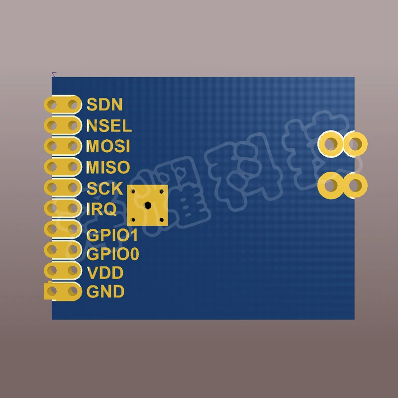 

2 ./ 433 100 SI4463 AS10-SMD type NRF905 CC1101 SPI