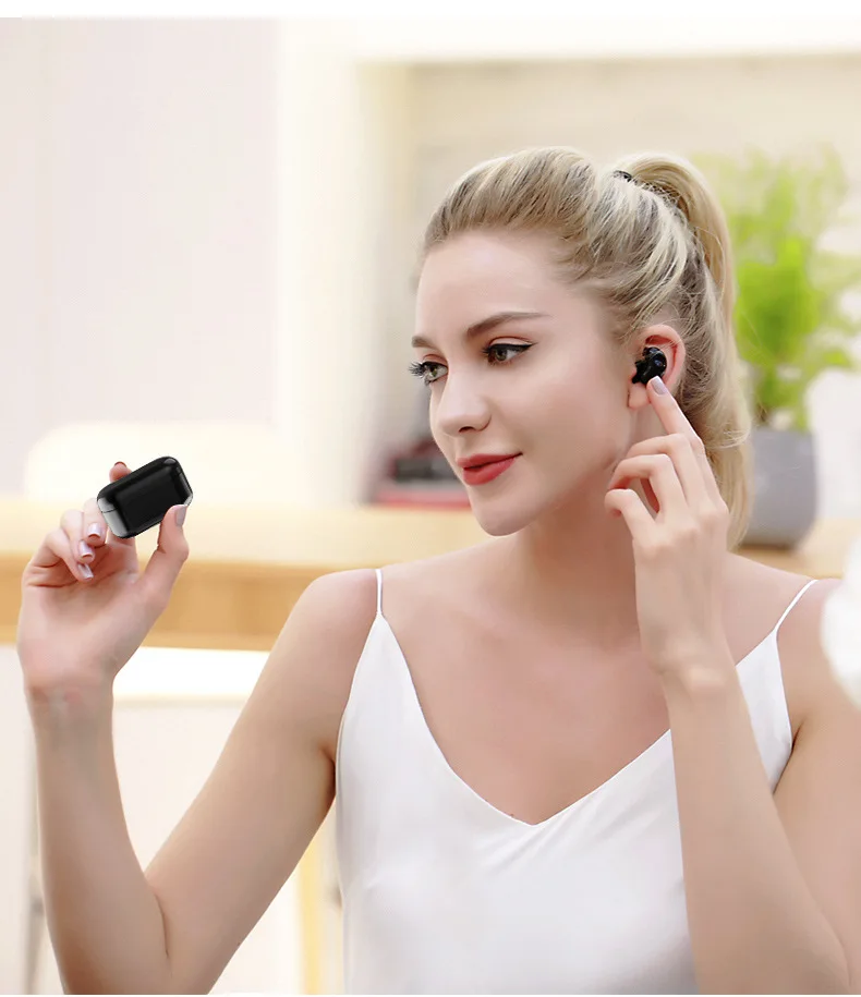 Лучшие товары remax TWS-5 беспроводные наушники Близнецы наушники с зарядной коробкой гарнитуры Bluetooth 5,0 Smart Touch 3D стерео