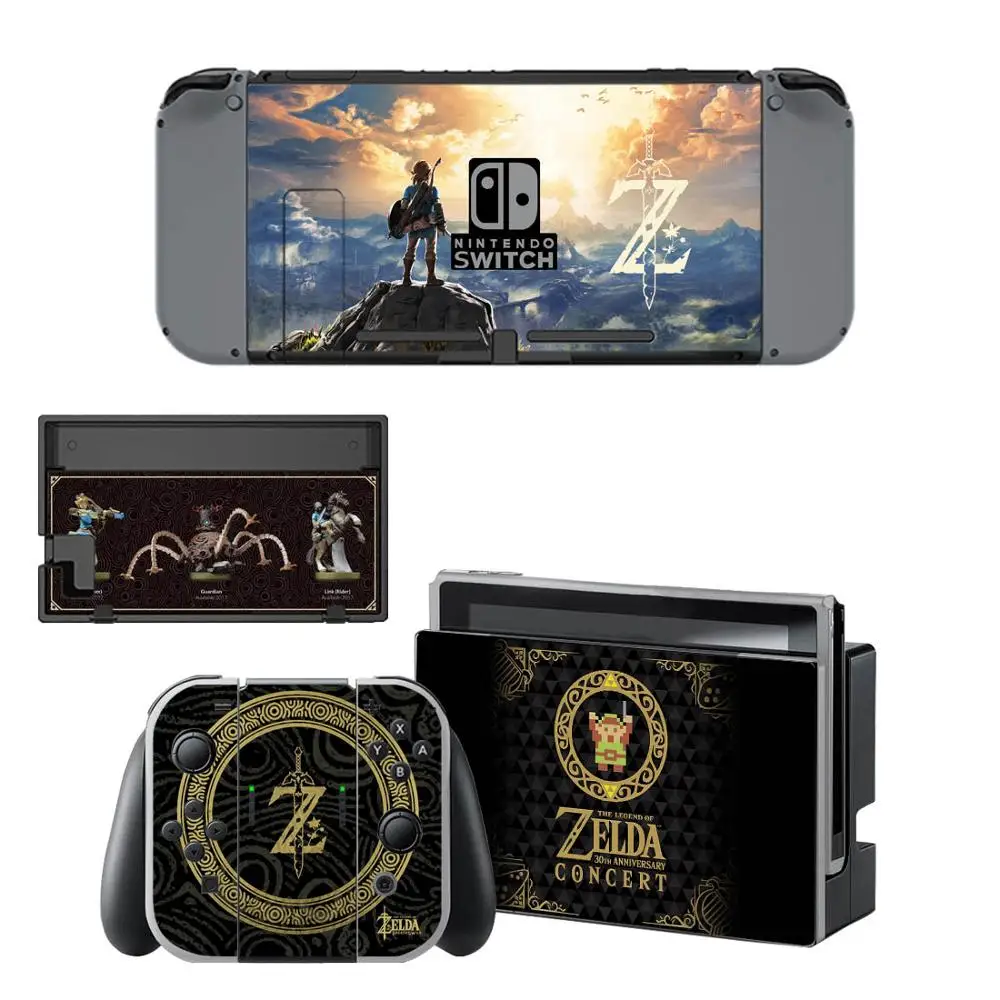 Nintendo switch кожа легенда о Зельде Zend переключатель наклейки Наклейка для nintendo Switch консоль Joy-con контроллер док-станция - Цвет: YSNS0631