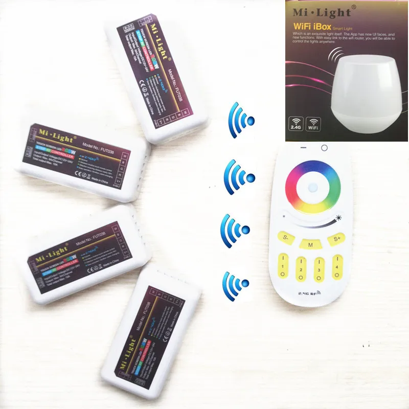 Фонарь осветительный RF 4 зоны пульт дистанционного управления + контроллера 2 4G