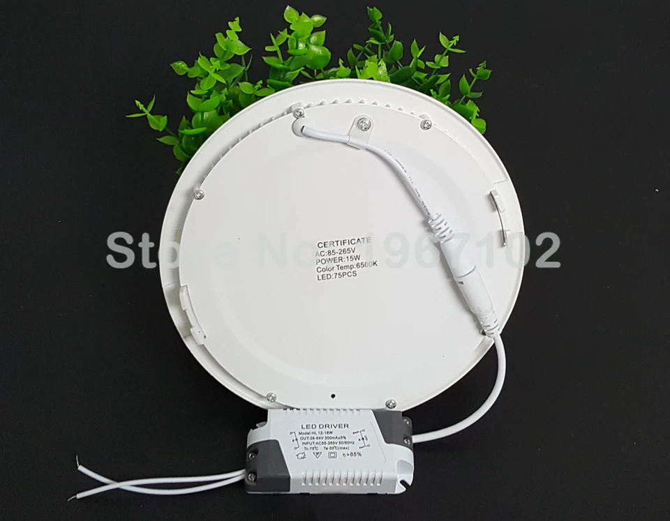 Ультратонкий дизайн 15 Вт светодиодный потолочный встраиваемый сетчатый