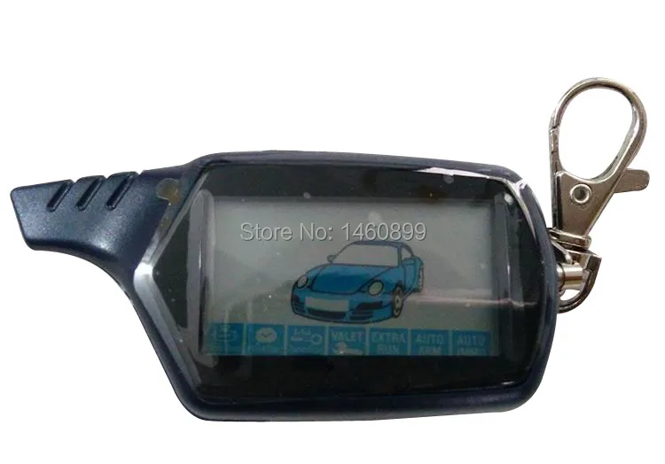 Keychain B9 LCD Remote Control Key Fob For Two Way Anti-Theft Car Alarm System Starline B9 Twage alarm auto