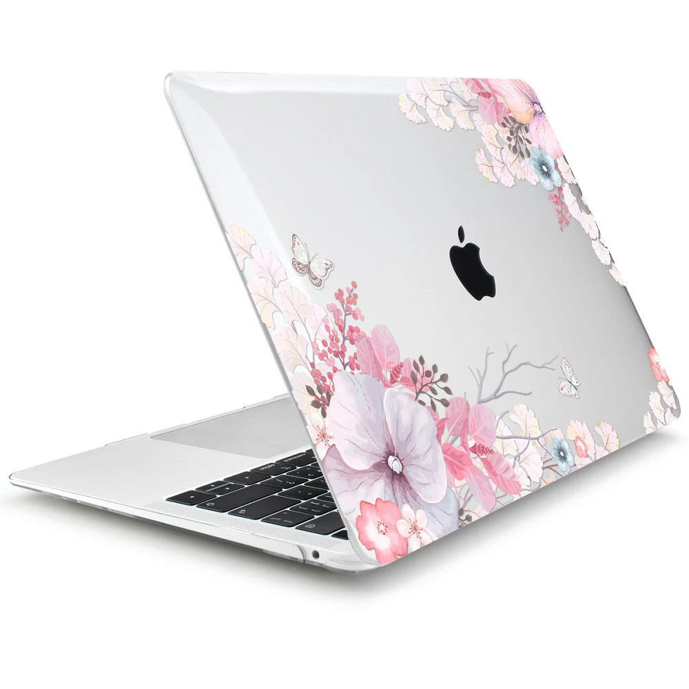 J044 Batianda милые цветы 4в1 жесткий чехол с клавиатурой для MacBook Air Pro retina 11 12 13 15 Touch Bar A1989 A1708 A1990 - Цвет: J044