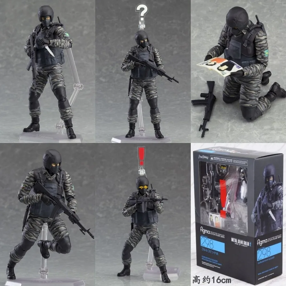 Цельнокроеная экшн фигурка 2: SONS OF LIBERTY Figma 298 Soldier модель передвижная Коллекция с