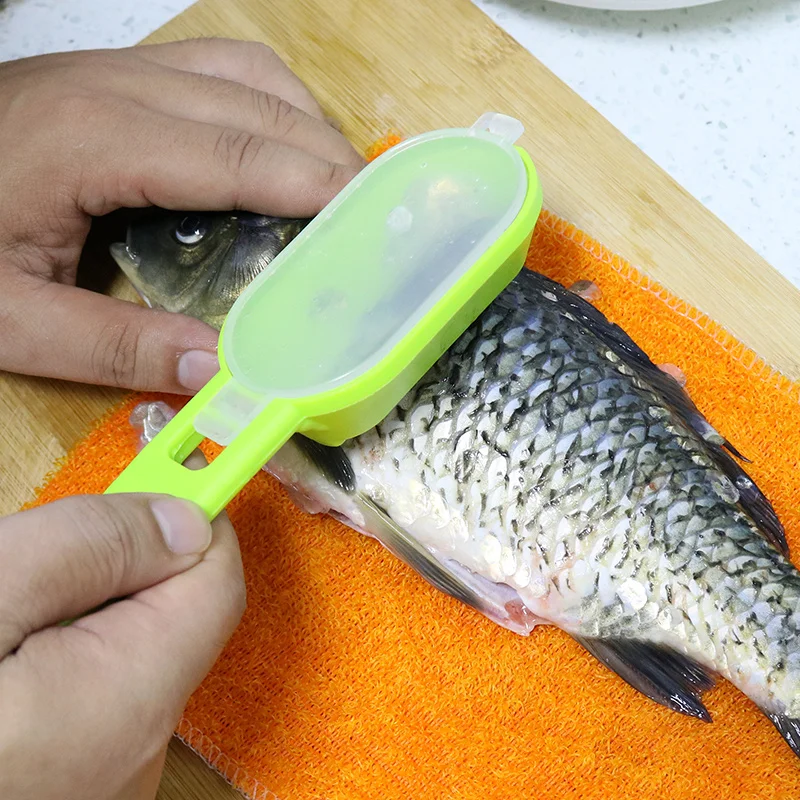 Рыбные весы с рыбными чешуями Рыбная кожа щетка для выскабливания рыболовные