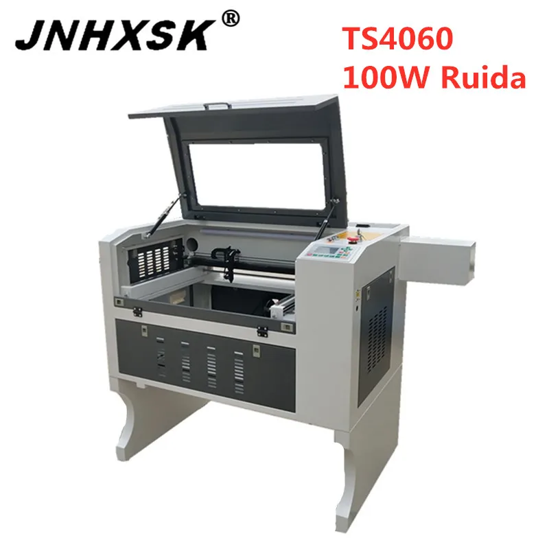Лазерный гравировальный станок JNHXSK 4060 W2 Reci по низкой цене система резки с простой