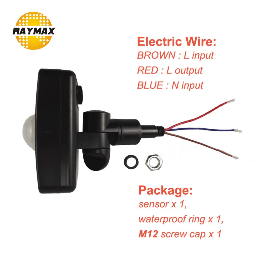 Светодиодный прожектор с пассивным ИК датчиком движения человеческого тела