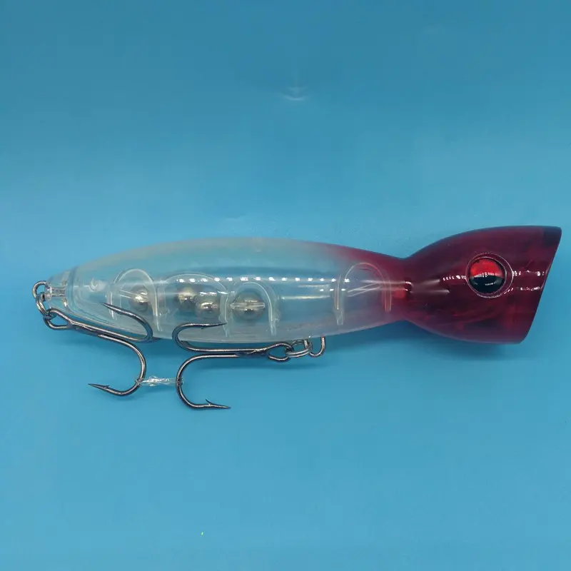 HOOFISH 1 шт./партия, Поппер, приманка для воды, 55 г/13,5 см, искусственная жесткая приманка, рыболовные приманки, плавающие изделие - Цвет: C