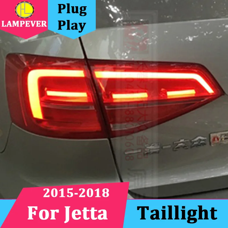 Автомобильный задний фонарь s для VW Jetta MK7 2015 2016 2017 2018 светодиодный задсветильник