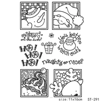 azsg christmas santa claus snowman reindeer clear stamps for diy scrapbookingcard makingalbum decorative silicon stamp crafts