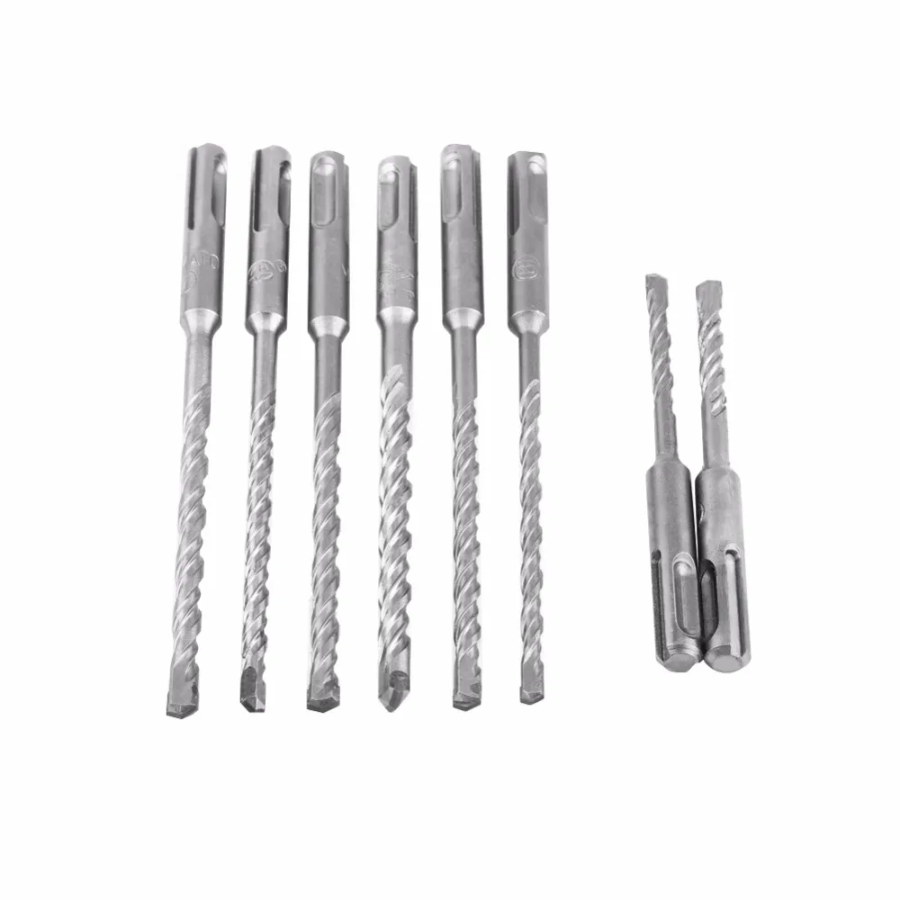 

17pcs Drill Bits and Chisels Set for Electric Rotary Hammers Concrete Drilling Grooving Tools Electric Hammer Drill Bits Set