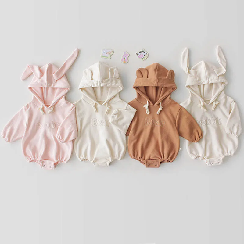 Комбинезон детская одежда милое детское боди для мальчиков и девочек с длинным